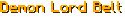 Demon Lord Belt