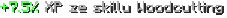 +7.5% XP ze skillu Woodcutting