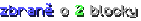 zbraně o 2 blocky