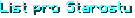 List pro Starostu